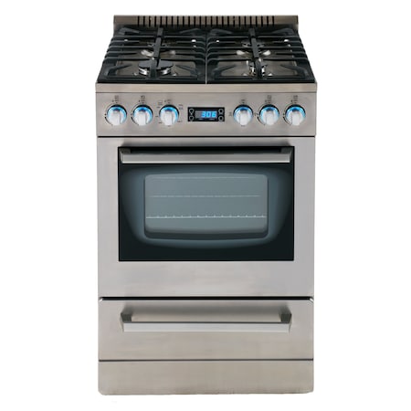 Avanti Avanti 24" ELITE Series Gas Range, Stainless Steel DGR24P3S